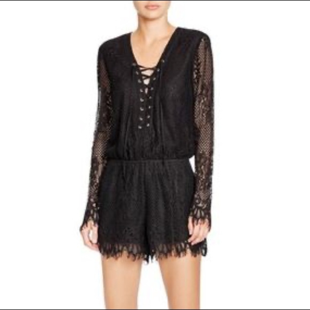 Cotton Candy Lace Romper